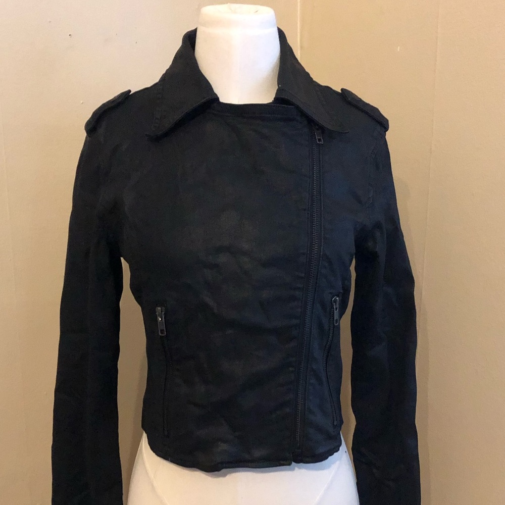 Hidden Jeans Coated Denim Jacket-NWOT